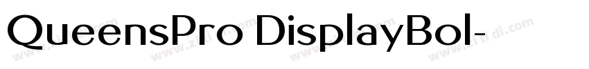 QueensPro DisplayBol字体转换
